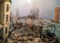 На фото бой в районе депо в ходе обороны г. Бендеры в январе-феврале 1918 г. Диорама Музея революционной, боевой и трудовой славы железнодорожников.