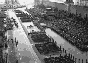 Парад Победы, 1945. 
Фото: архив Министерства обороны РФ